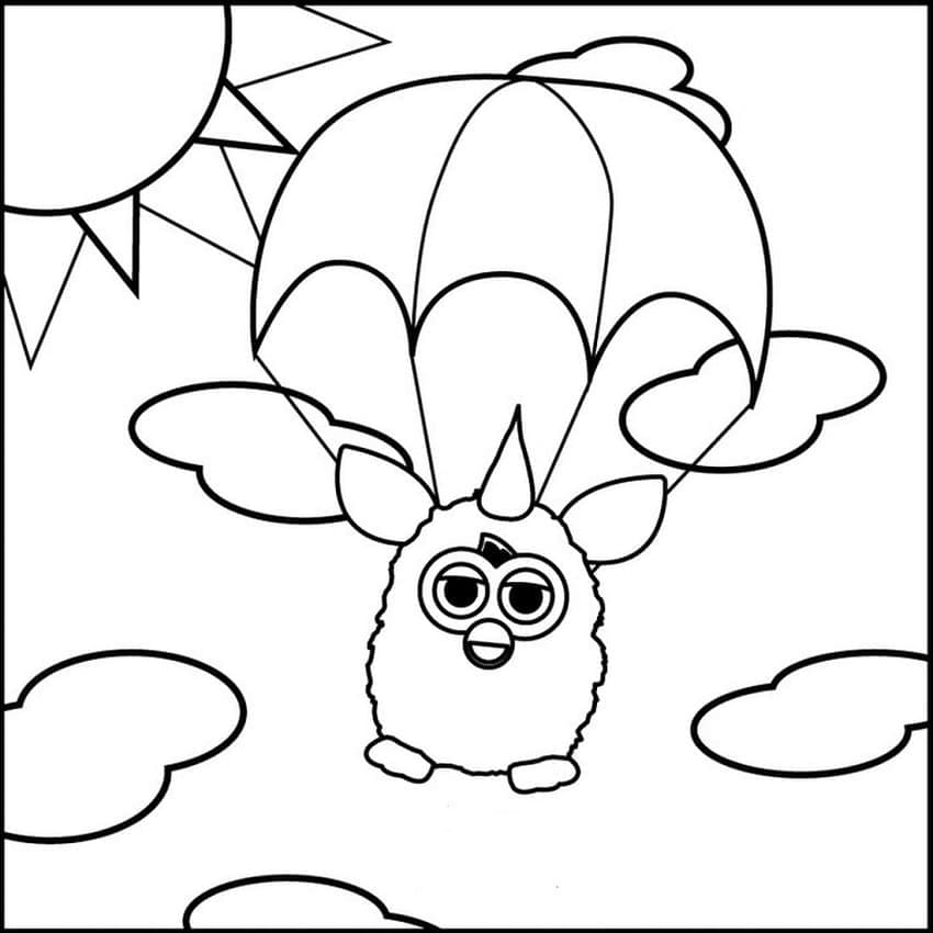 Coloriage Furby 1