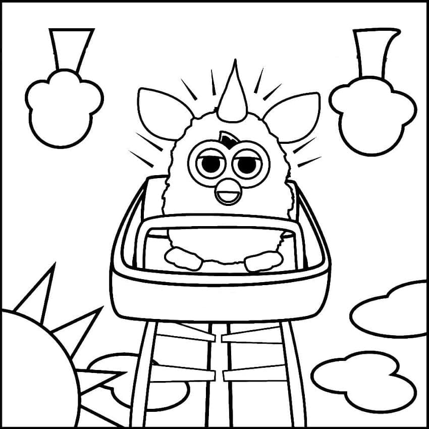 Coloriage Furby 2