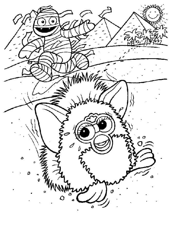 Coloriage Image de Furby