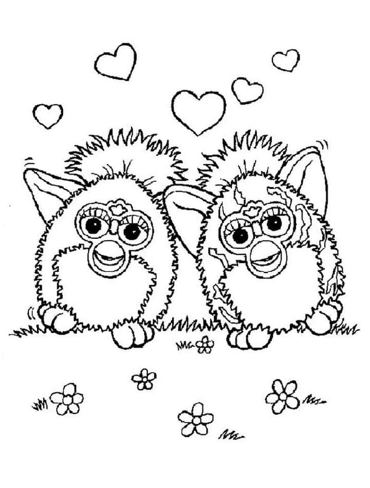 Coloriage Furby