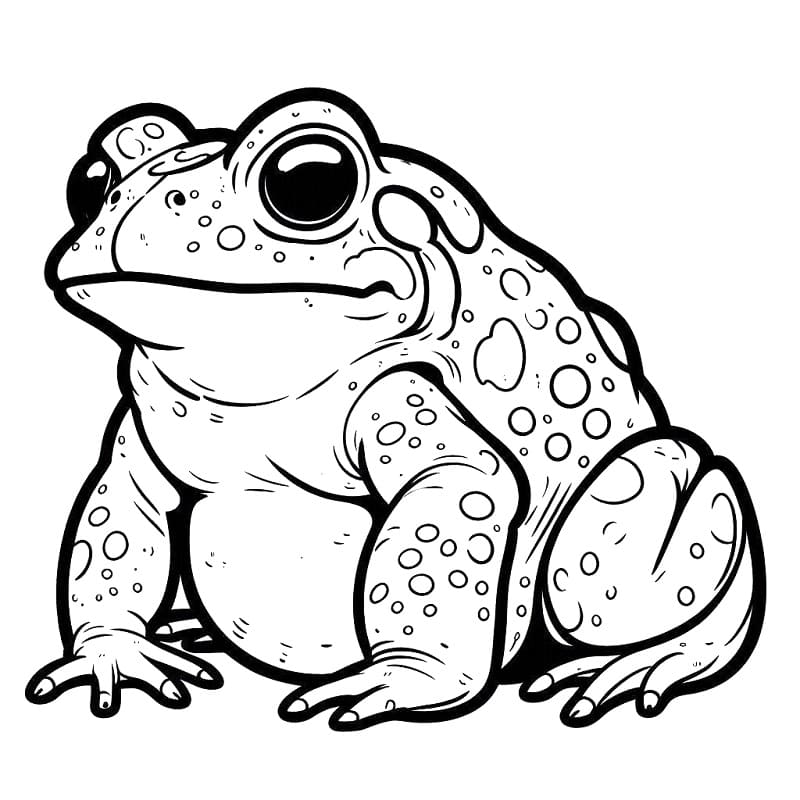 Coloriage Le Crapaud