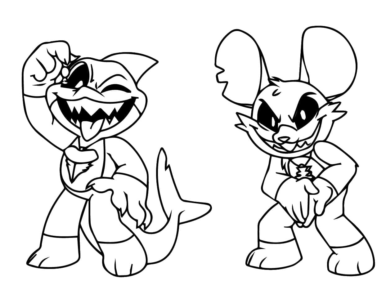 Coloriage Nightmare Critters Imprimable