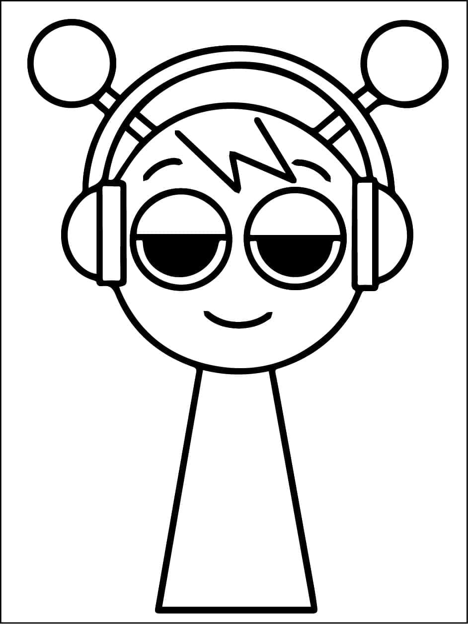 Oren Sprunki Incredibox coloring page