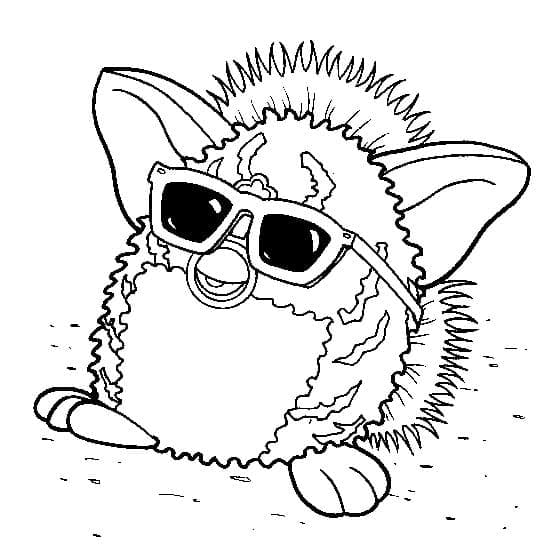 Coloriage Super Furby