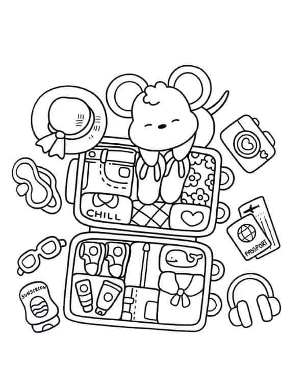 Coloriage Cozy Friends 11