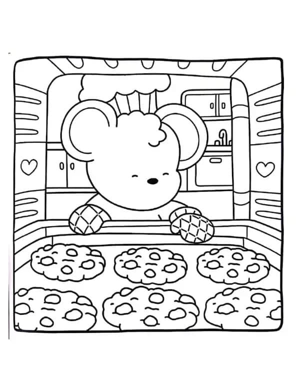 Coloriage Cozy Friends