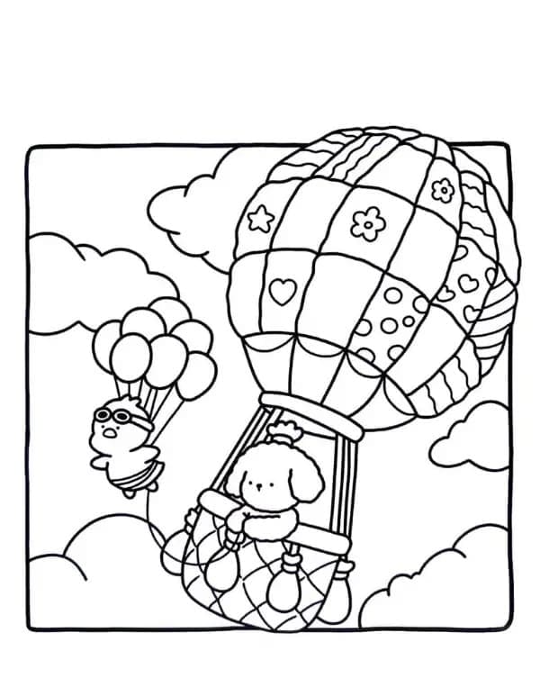 Coloriage Cozy Friends Pour les Enfants