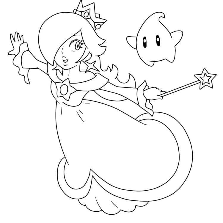 Coloriage Harmonie Super Mario