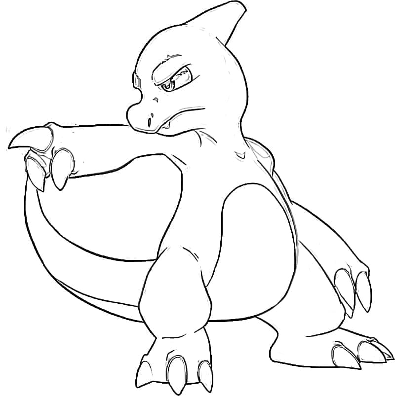 Coloriage Pokemon Reptincel