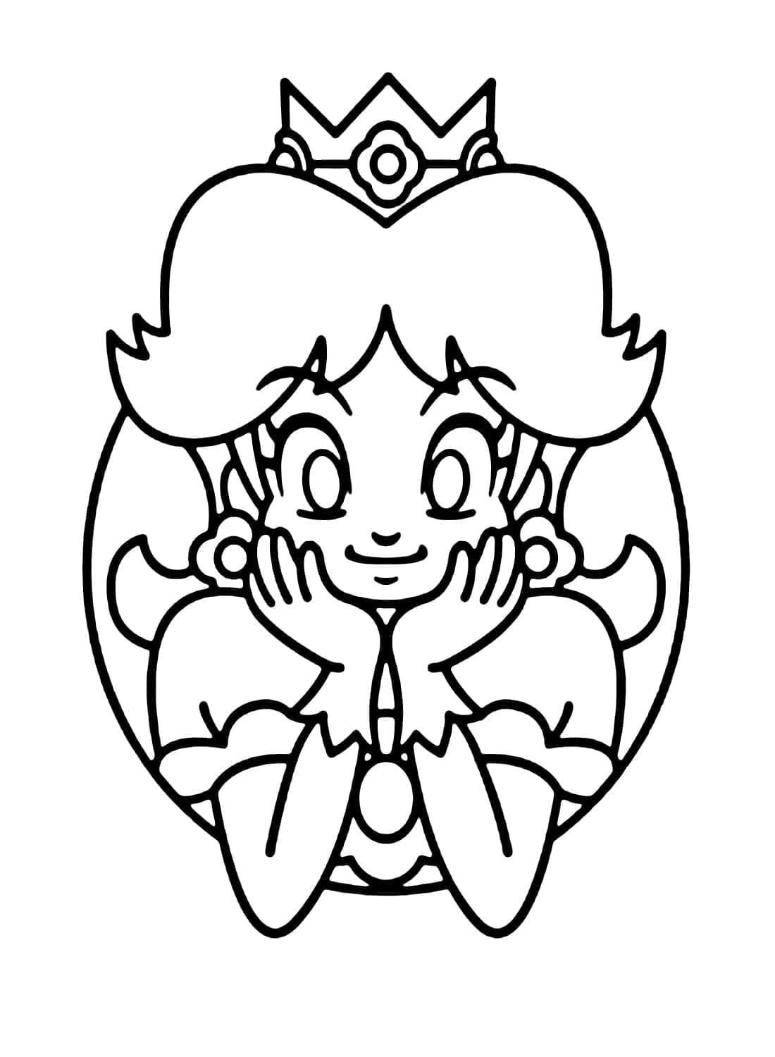 Coloriage Princesse Daisy