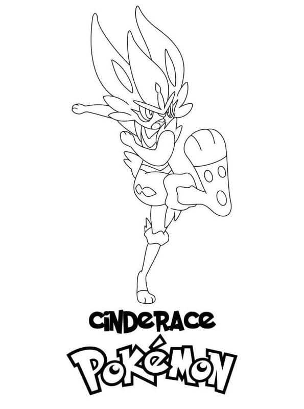 Pyrobut de Pokemon coloring page