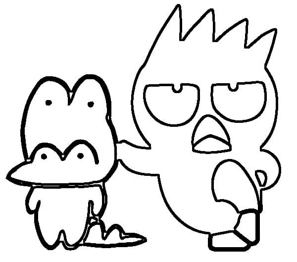 Coloriage Adorable Badtz Maru