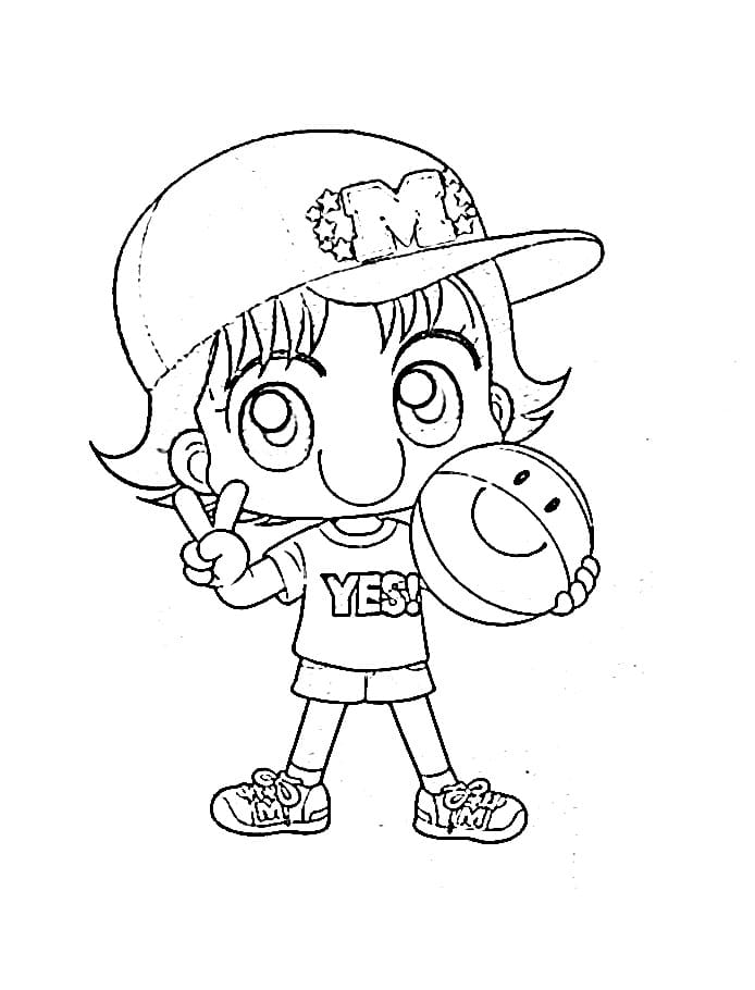 Coloriage Adorable Kocchi Muite Miiko