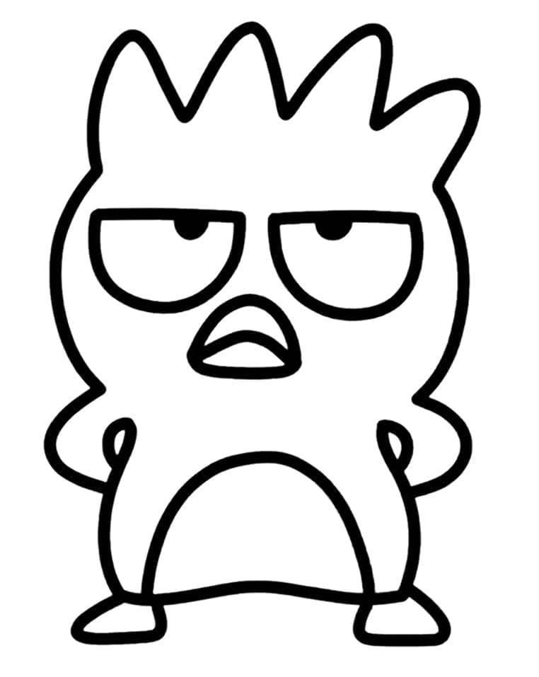 Coloriage Badtz Maru Facile