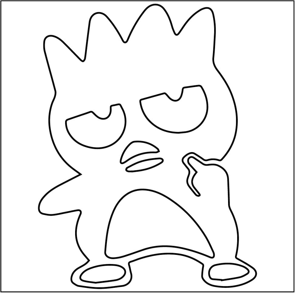 Coloriage Badtz Maru Gratuit Pour Enfants