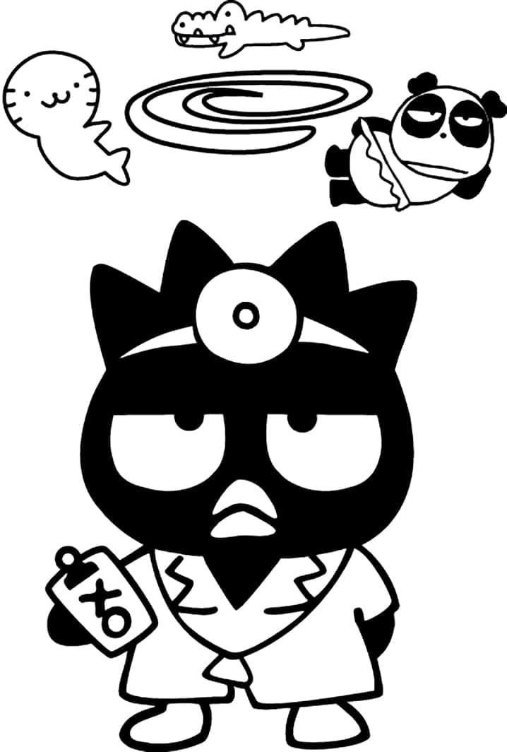 Coloriage Badtz Maru Pour Enfants