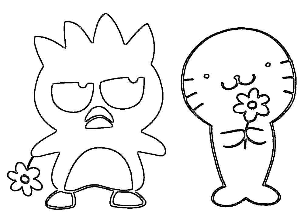 Coloriage Badtz Maru Sanrio