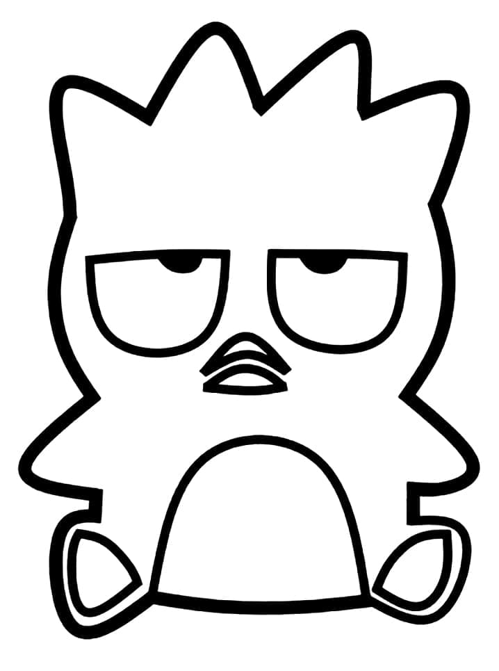Coloriage Badtz Maru Très Mignon