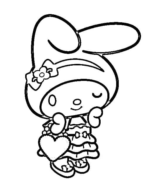Coloriage Belle My Melody