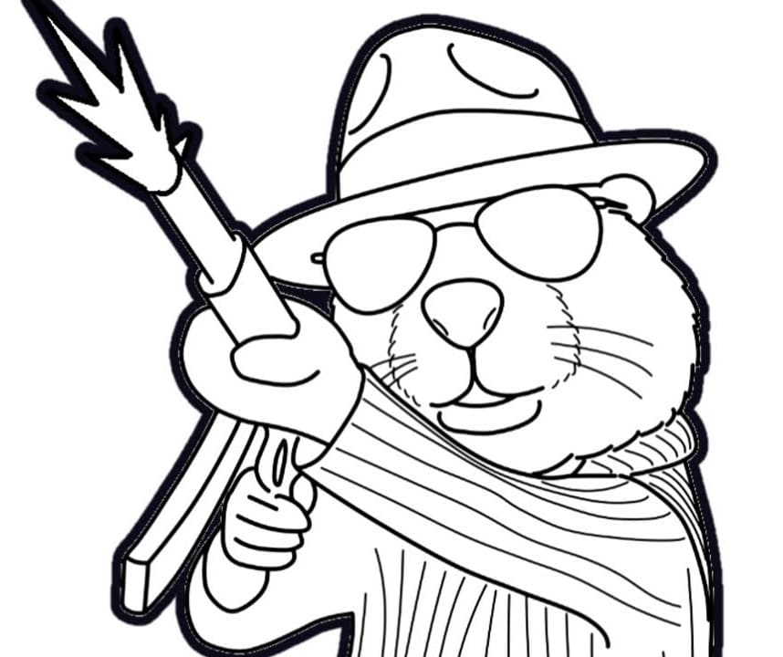 Coloriage Bobrito Bandito Brainrot Italien