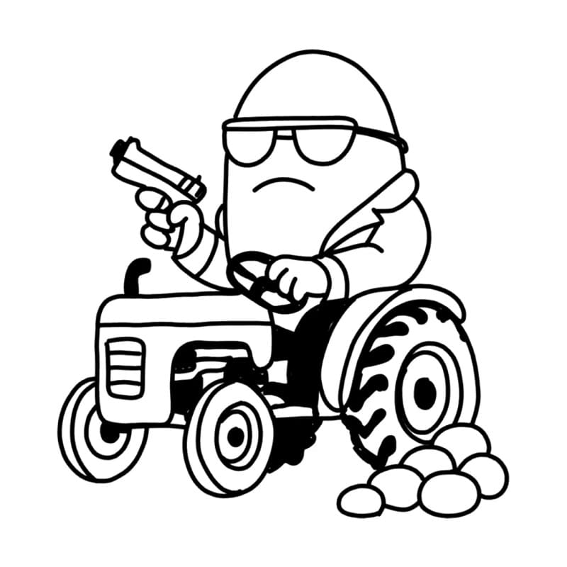 Coloriage Bulbito Bandito Traktorito