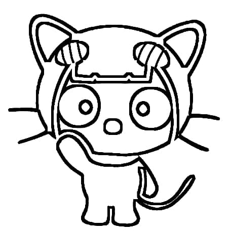 Coloriage Chococat Amical