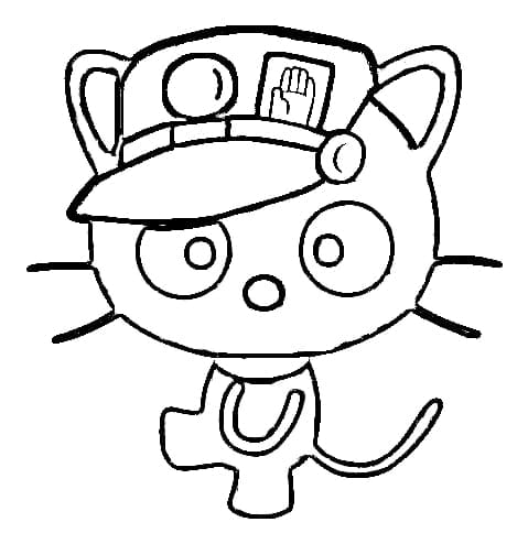 Coloriage Chococat Imprimable Gratuit Pour les Enfants