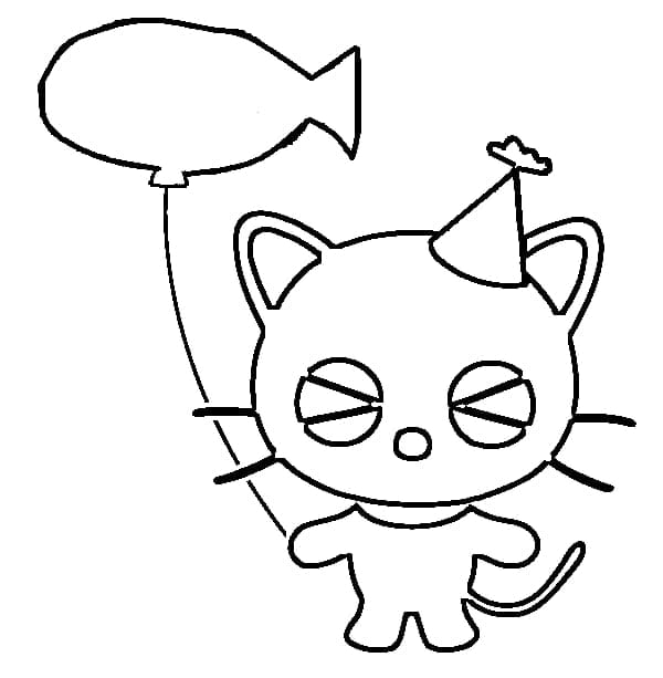 Coloriage Chococat Imprimable Pour les Enfants