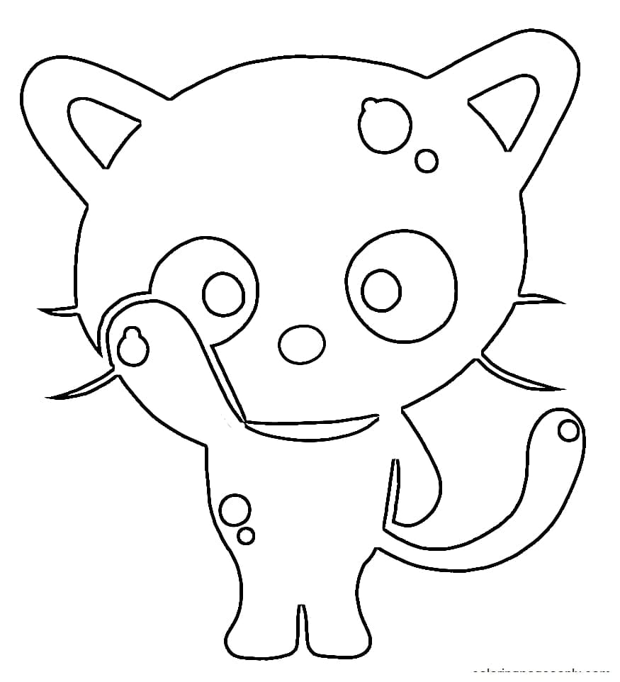 Coloriage Chococat Mignon