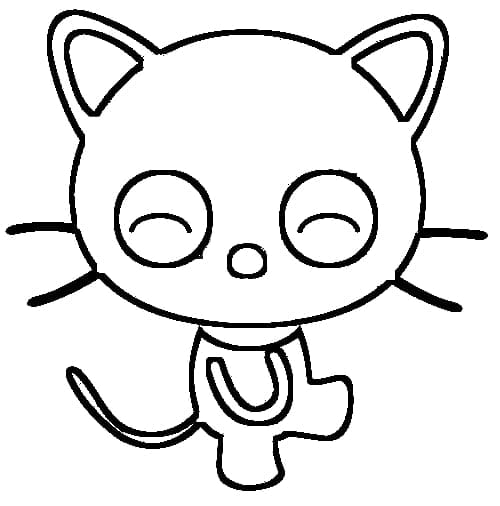 Coloriage Chococat Simple