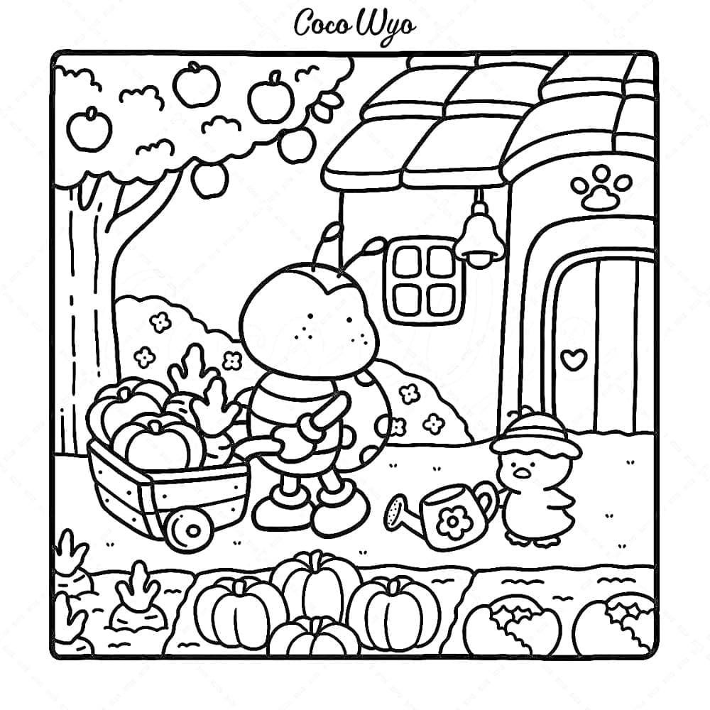 Coloriage Coco Wyo 6