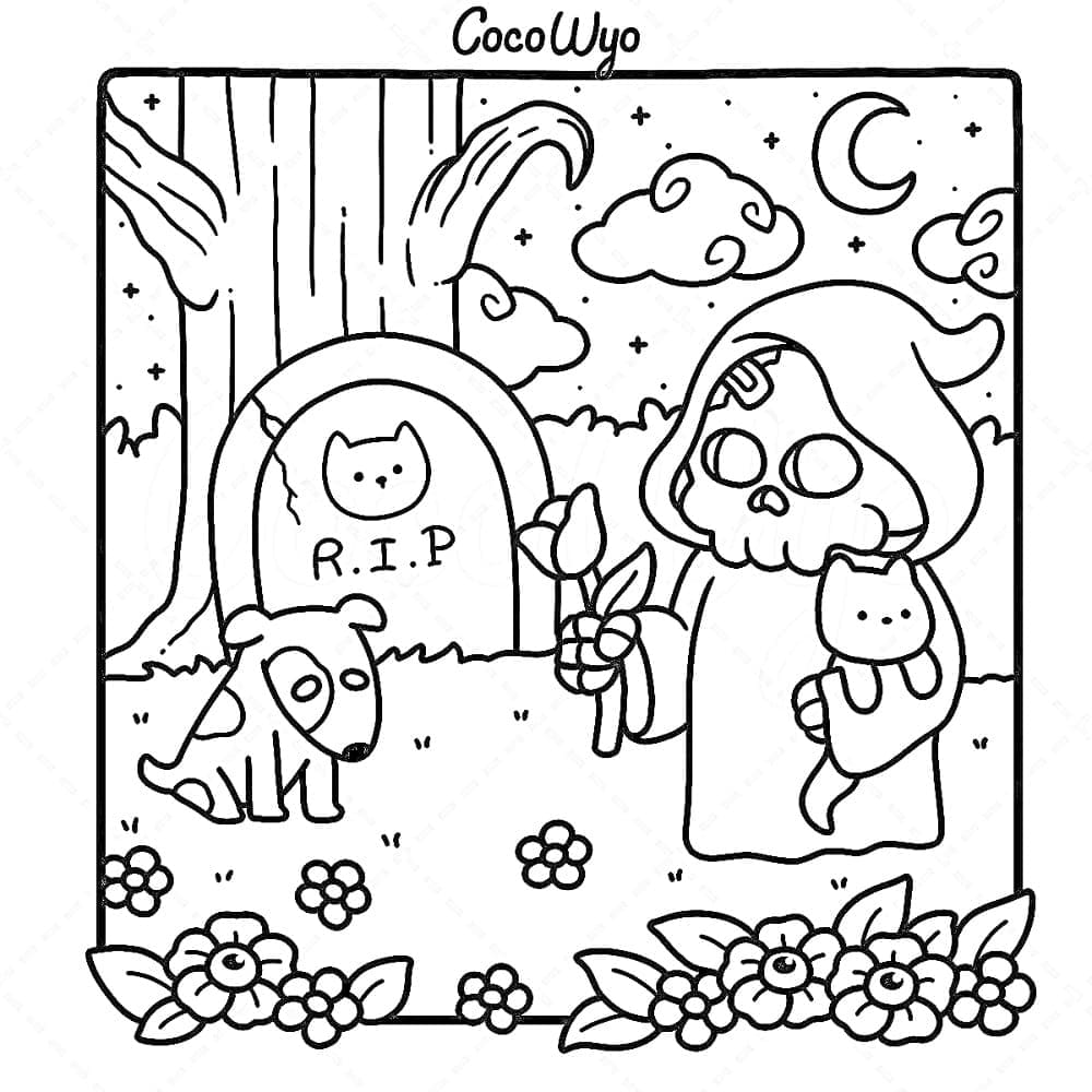 Coloriage Coco Wyo Gratuit