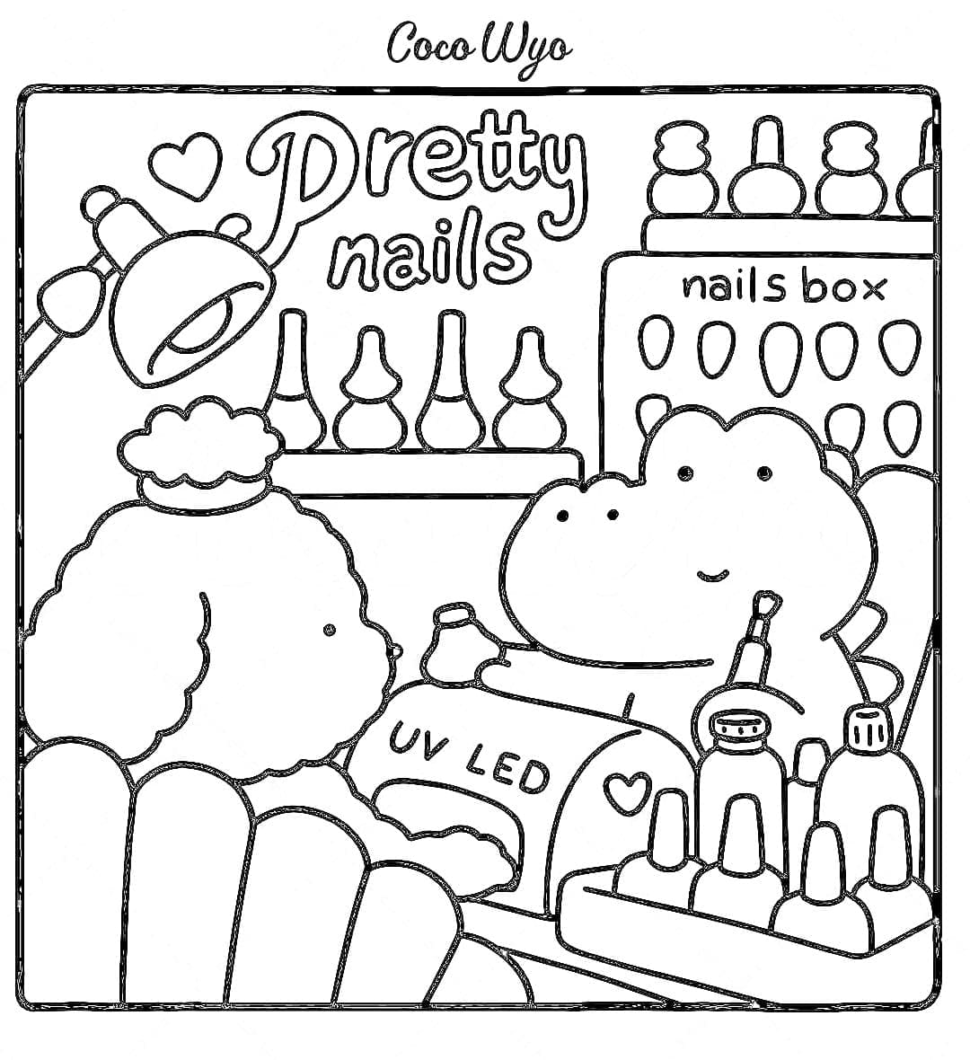 Coloriage Coco Wyo Imprimable Pour les Enfants