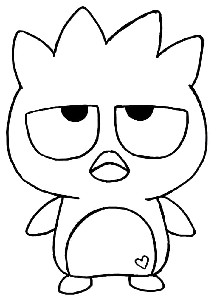 Coloriage Dessin de Badtz Maru Gratuit