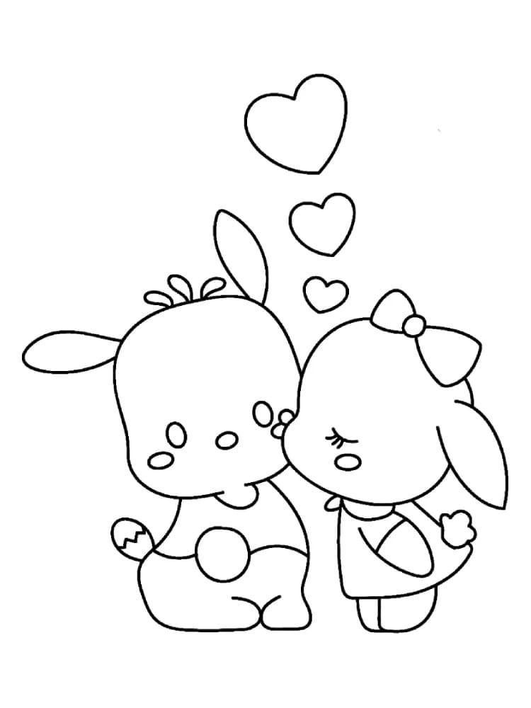 Coloriage Dessin de Pochacco Gratuit
