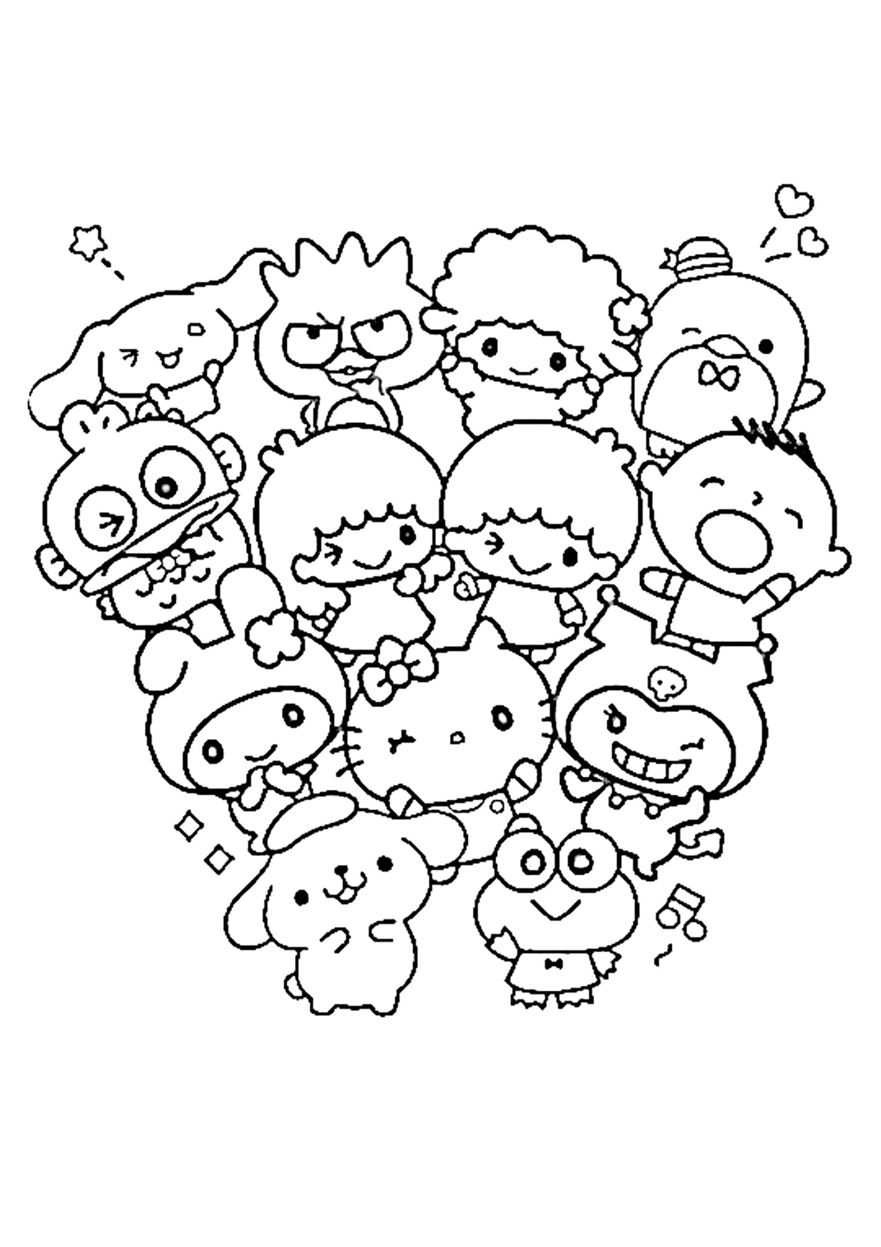 Coloriage Dessin de Sanrio