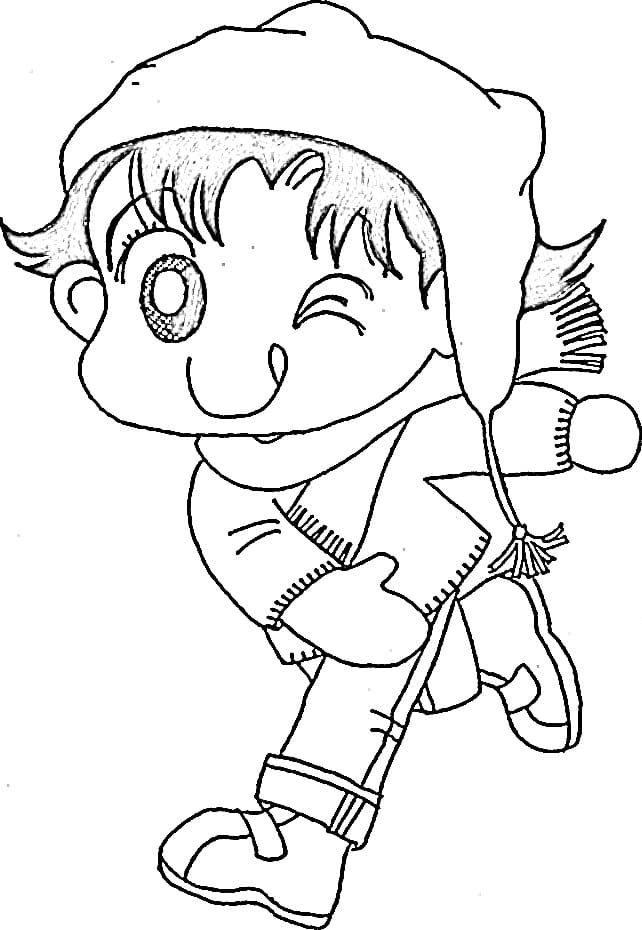 Coloriage Dessin Gratuit de Kocchi Muite Miiko