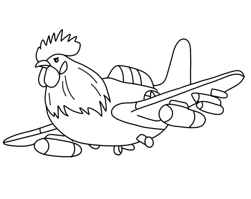 Coloriage Ganganzelli Trulala Brainrot