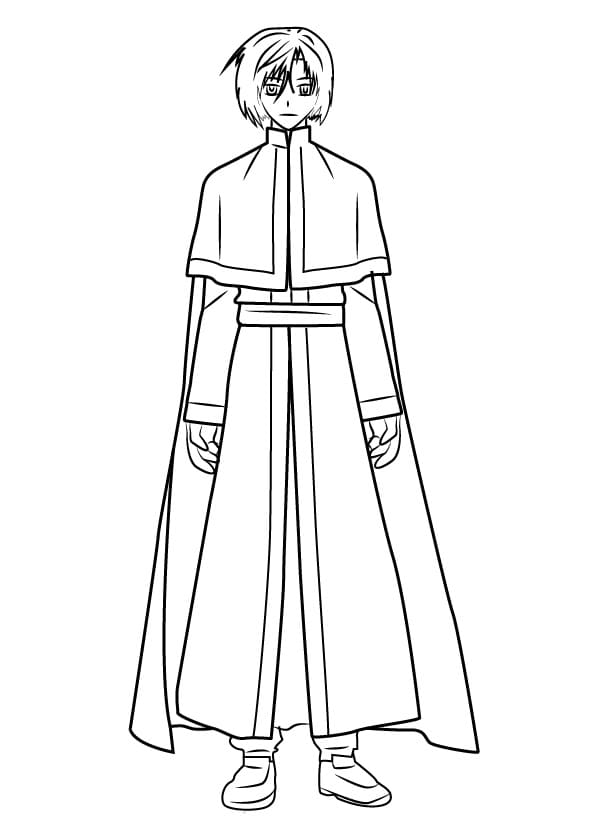 Coloriage Ki-Ja de Akatsuki no Yona