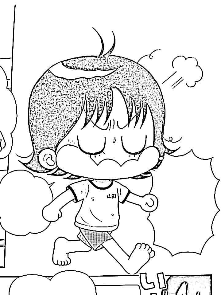 Coloriage Kocchi Muite Miiko 3