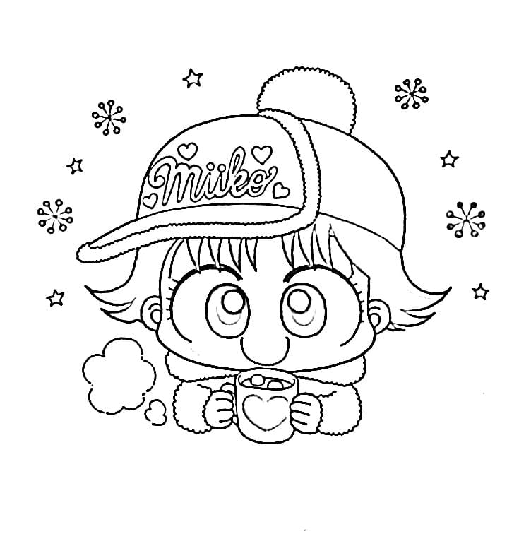 Coloriage Kocchi Muite Miiko Imprimable