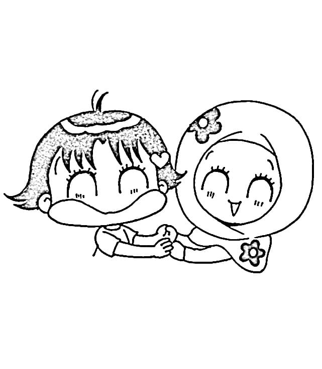 Coloriage Kocchi Muite Miiko Pour Enfants
