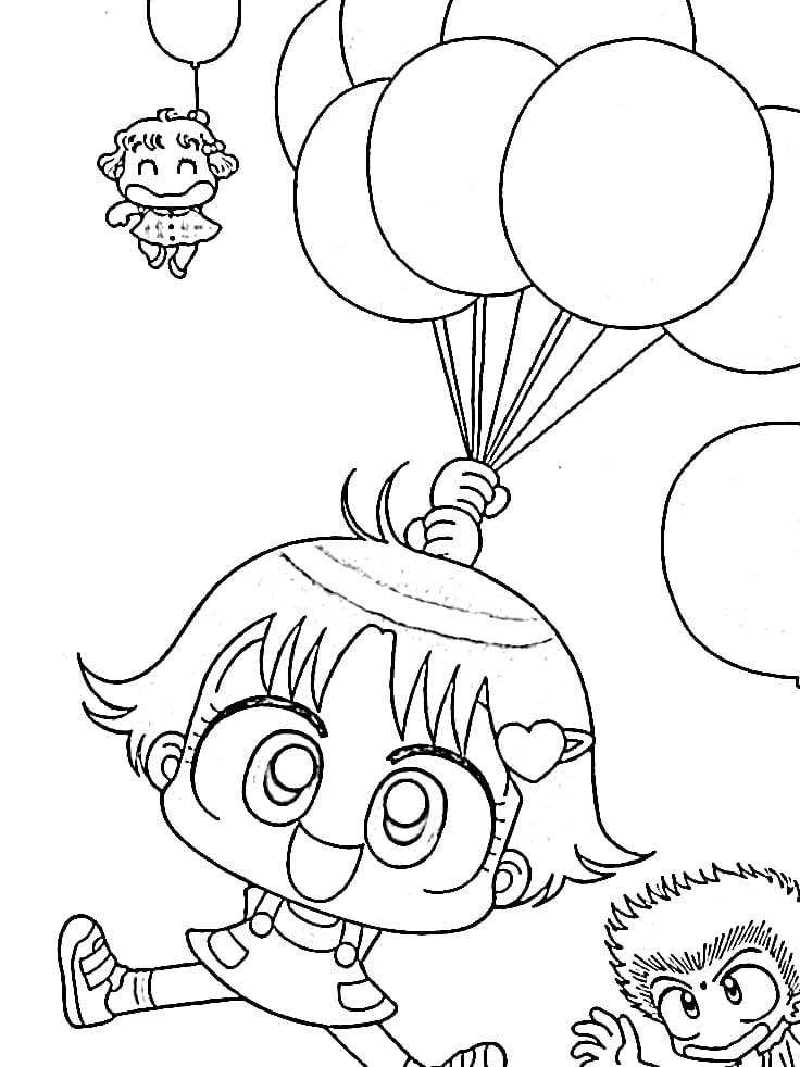 Coloriage Kocchi Muite Miiko Pour les Enfants