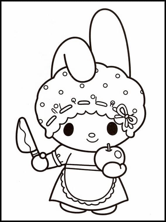 Coloriage La Mère de My Melody