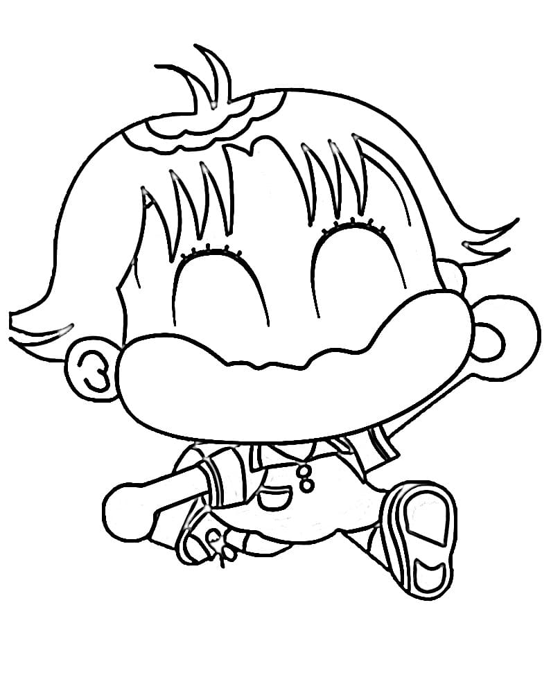 Coloriage Miiko Très Mignonne