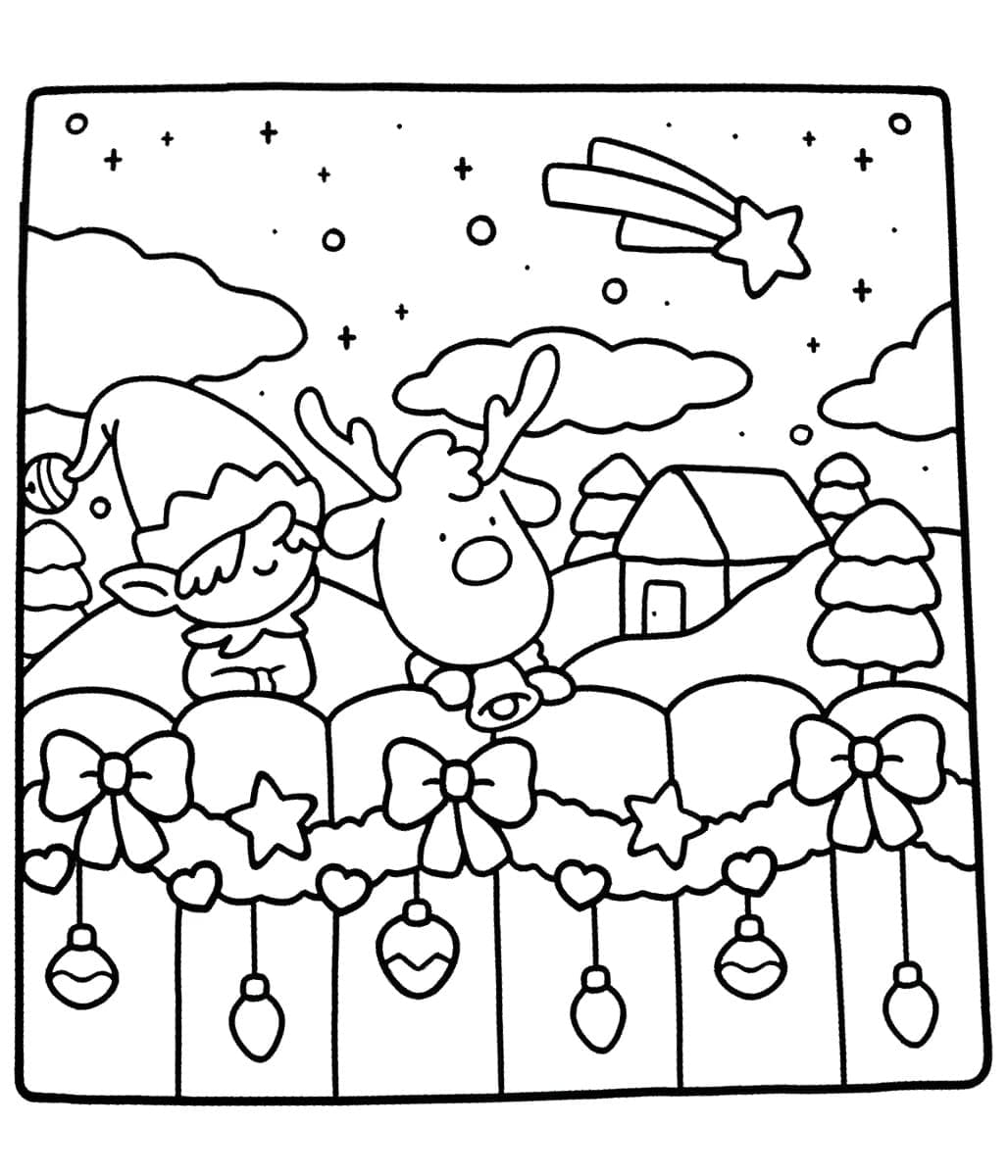Coloriage Noël Coco Wyo