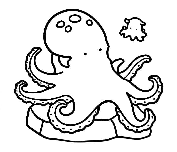Coloriage Pieuvre Coco Wyo