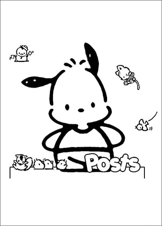 Coloriage Pochacco Gratuit
