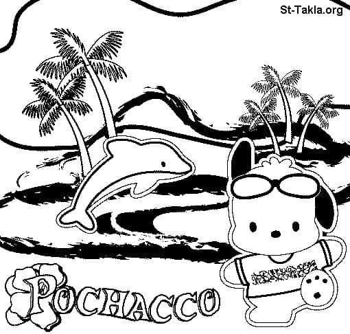 Coloriage Pochacco Pour les Enfants