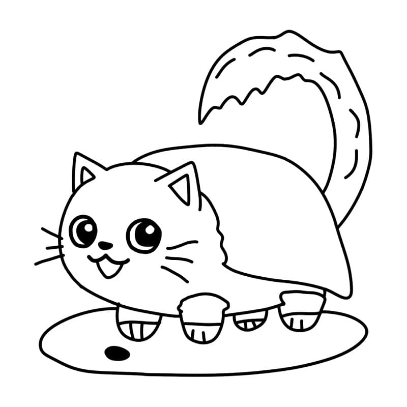 Coloriage Pussini Sushini Brainrot